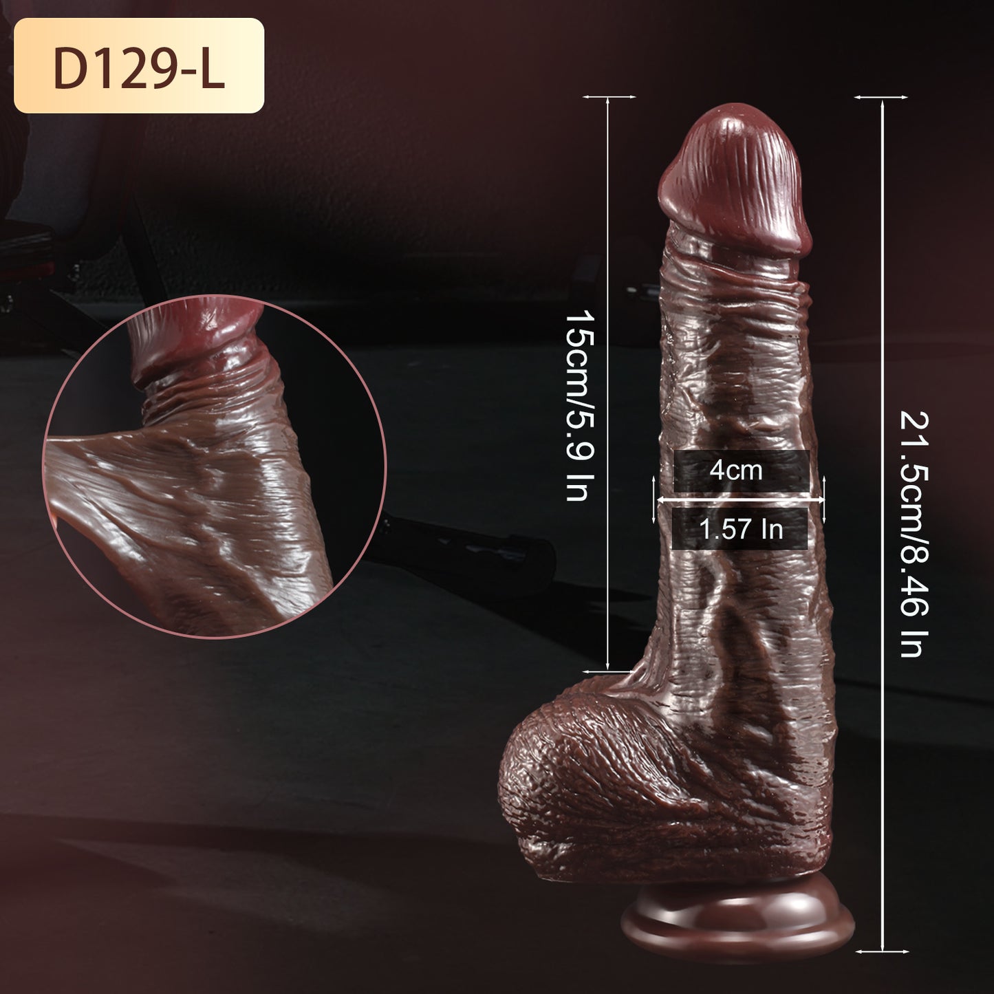 Ultra Realistic Suction Cup Dildo