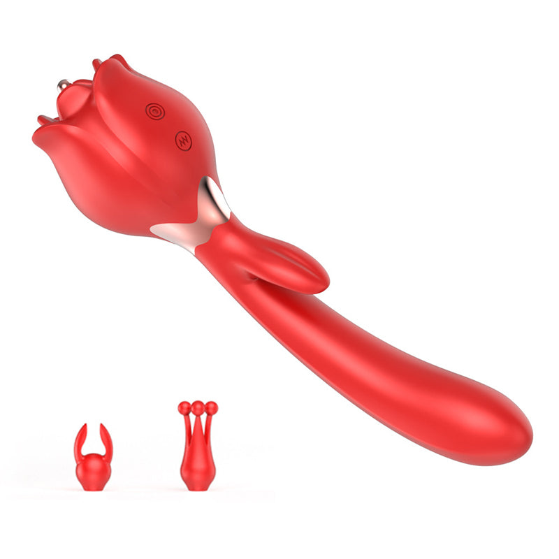 3 in 1 Rocking Rose Vibrator