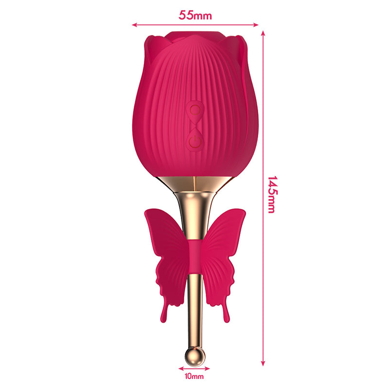 Senfant Sucking Rose vibrator size